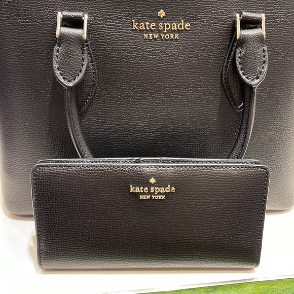 Kate Spade Darcy Large Slim Bifold Wallet 
Black - Picture 14 of 16